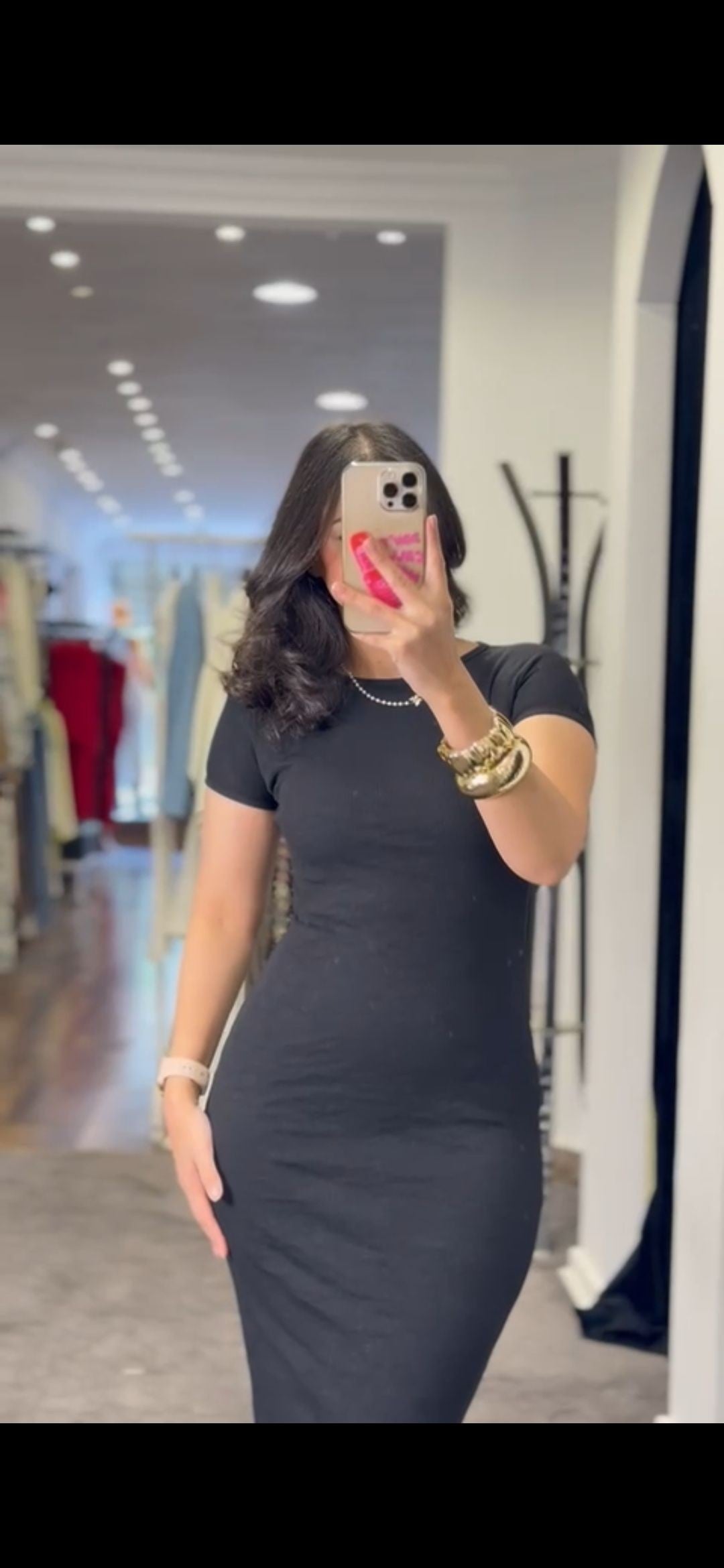 basic ribbed dress