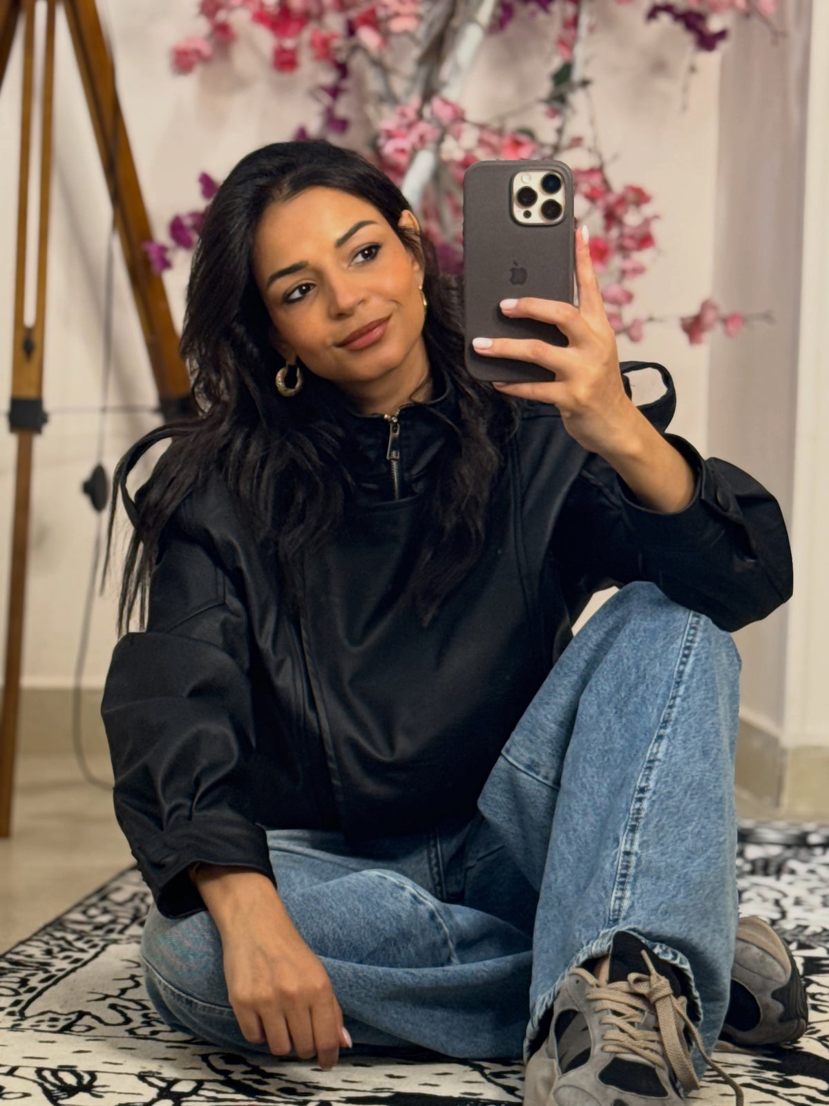 80's leather jacket