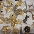gold broches
