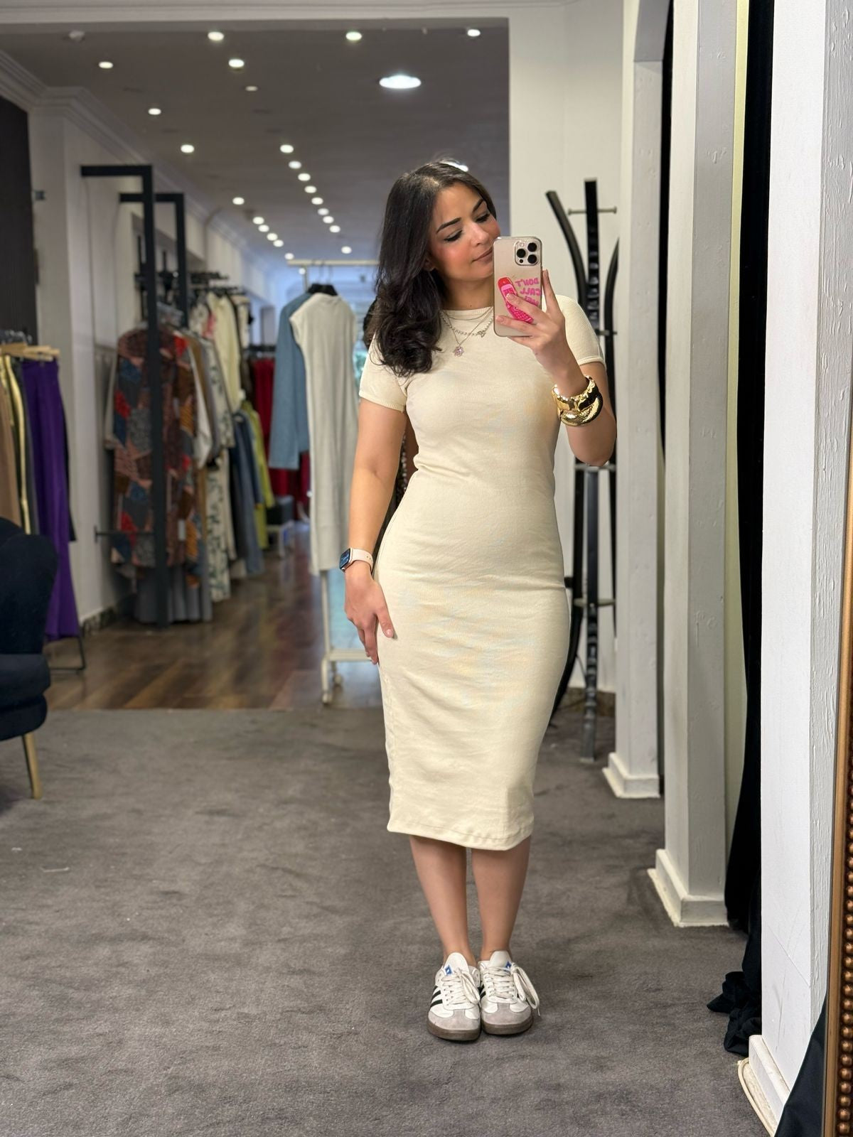 basic ribbed dress