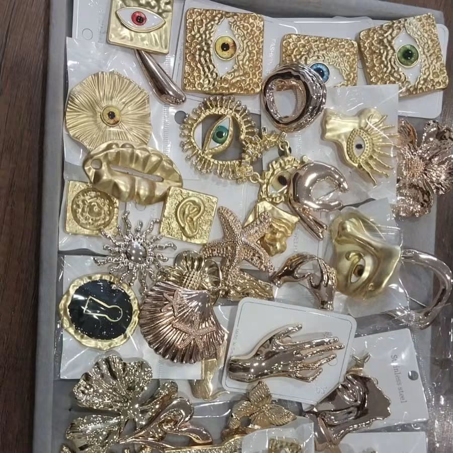gold broches
