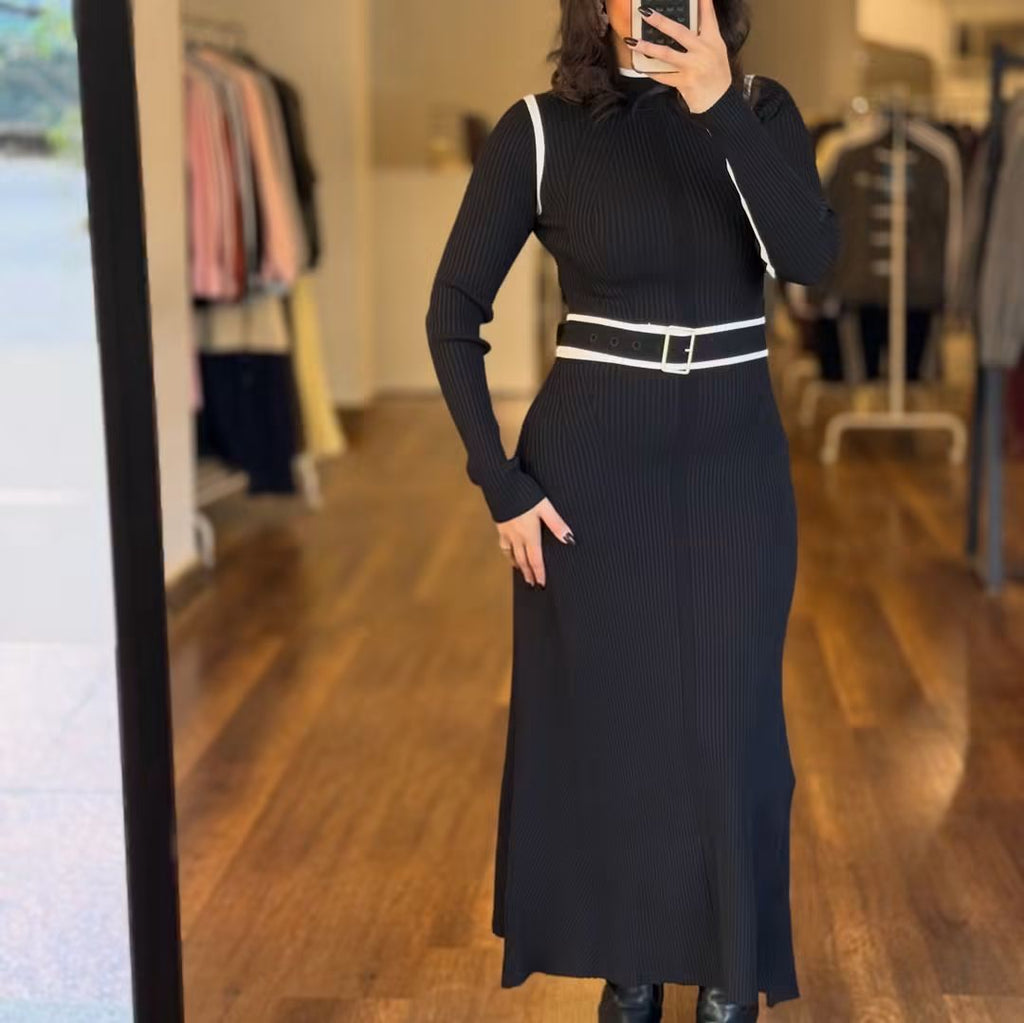 french sleeves dress