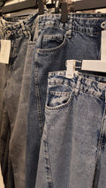 cross line denim pants