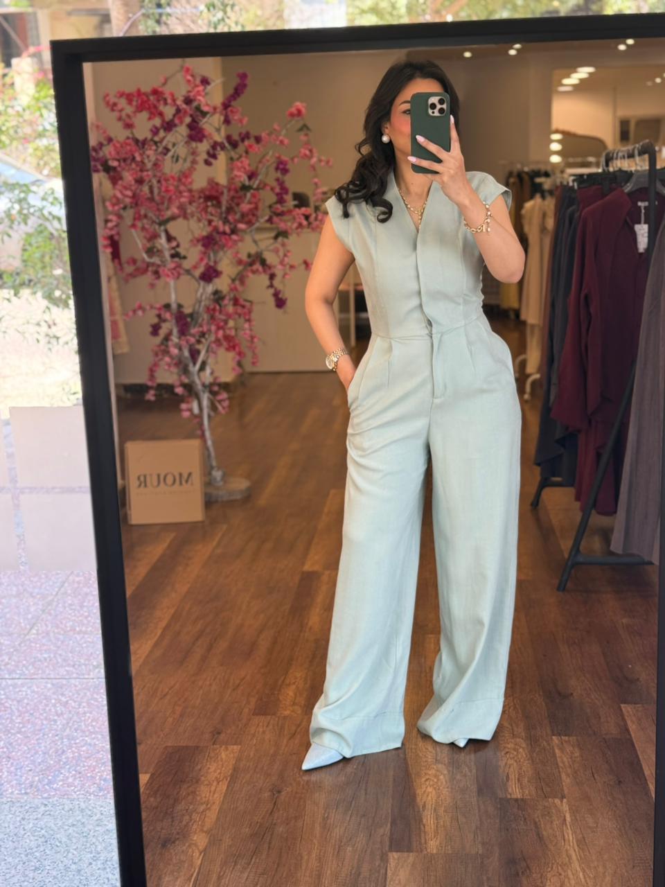 ruffle jumpsuit