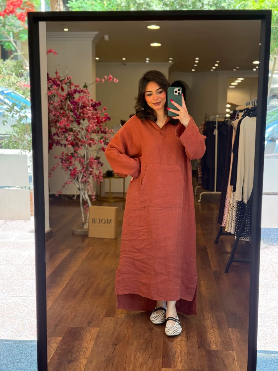 Moroccan shirt dress