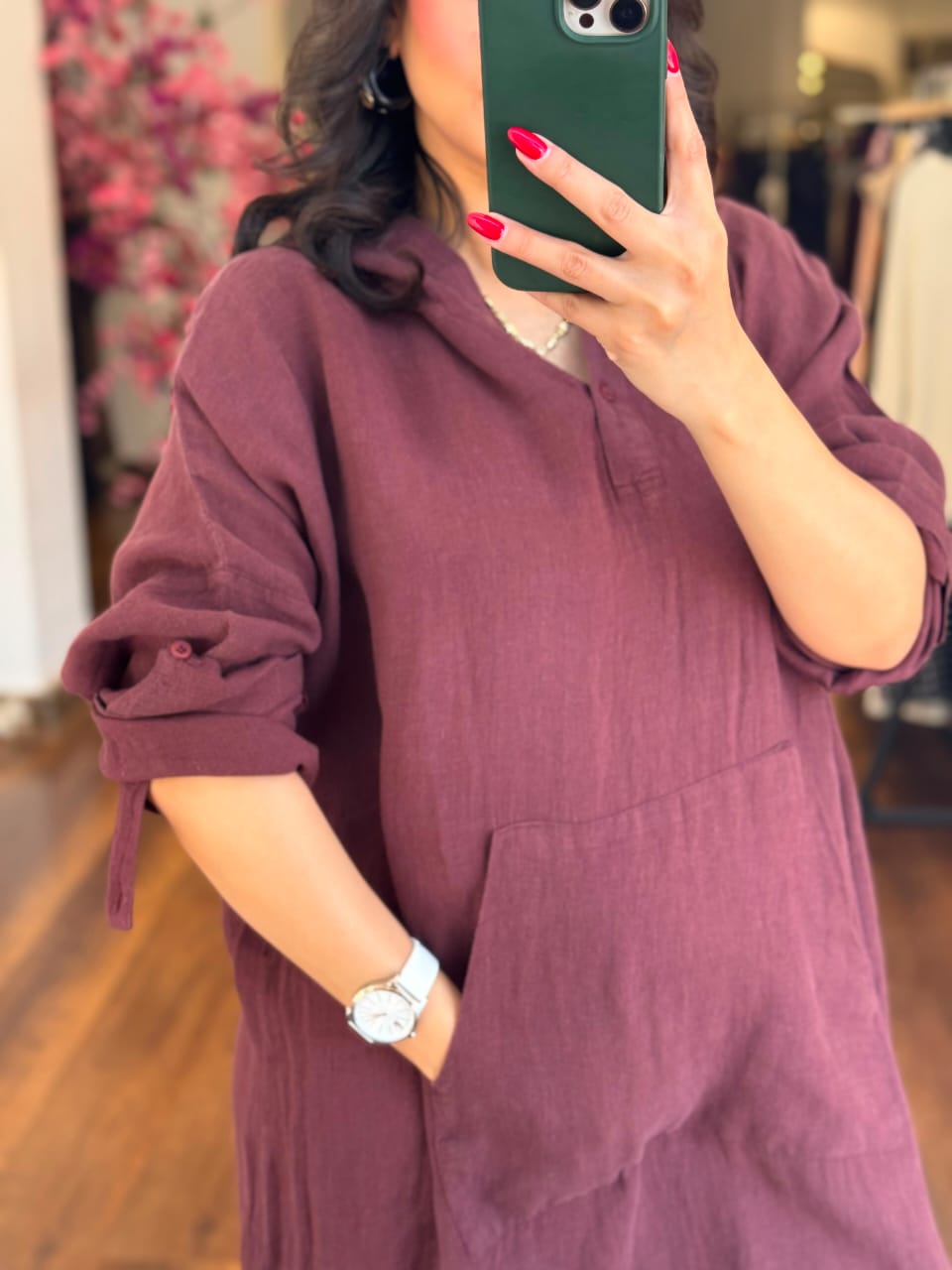 Moroccan shirt dress
