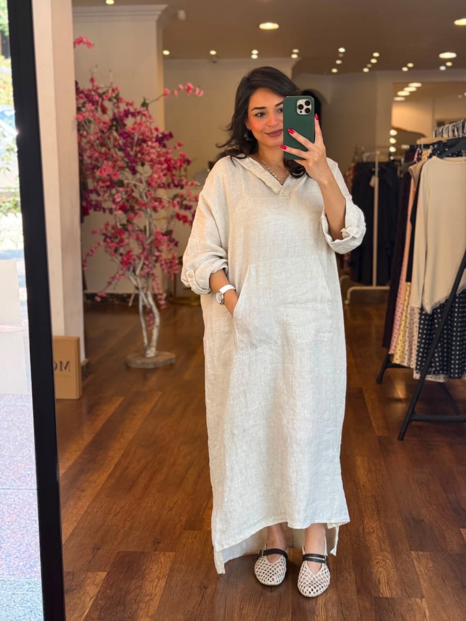 Moroccan shirt dress