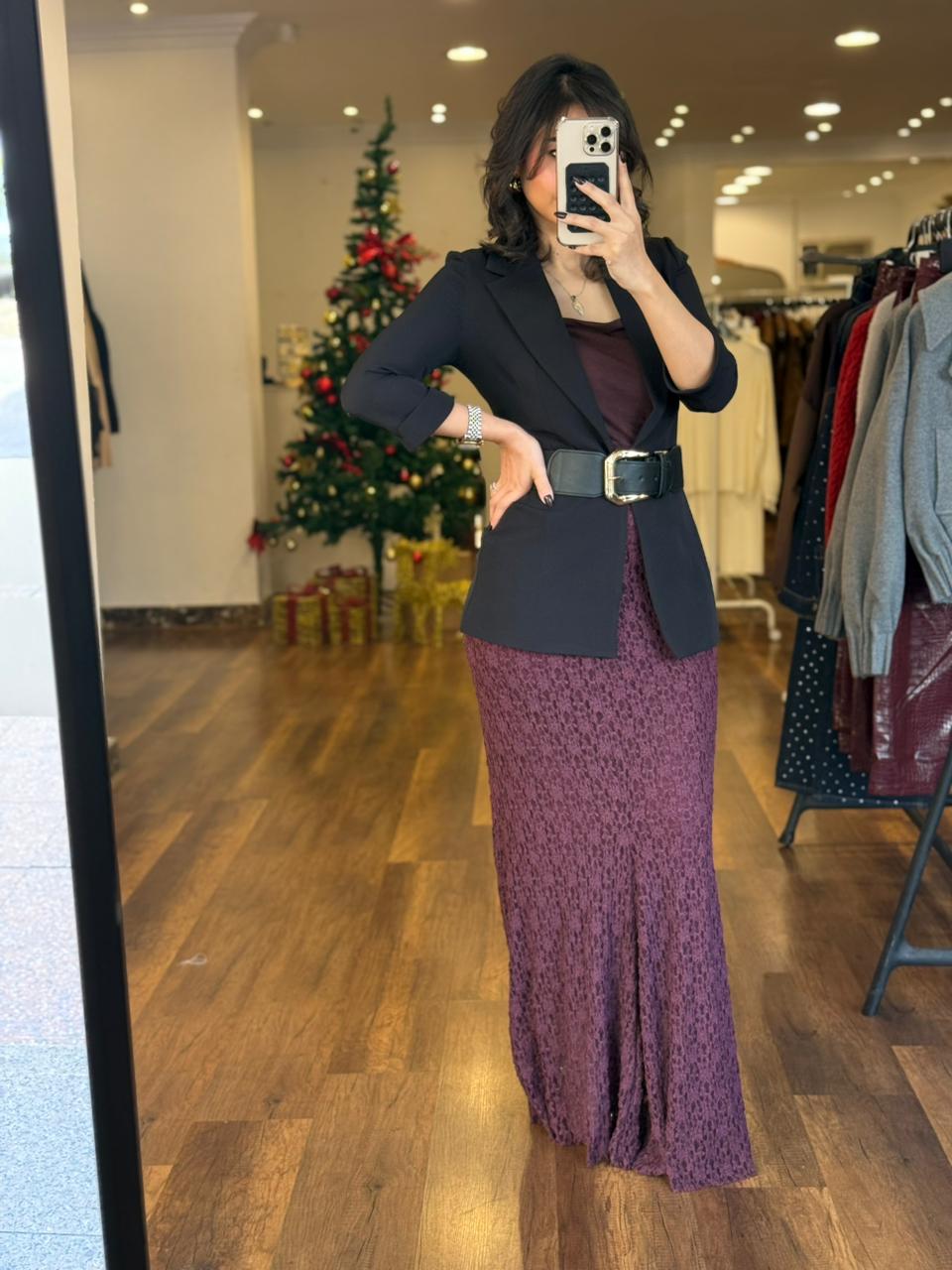 dentelle mermaid skirt