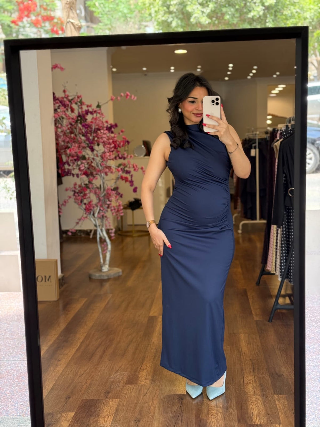cut drapped dress