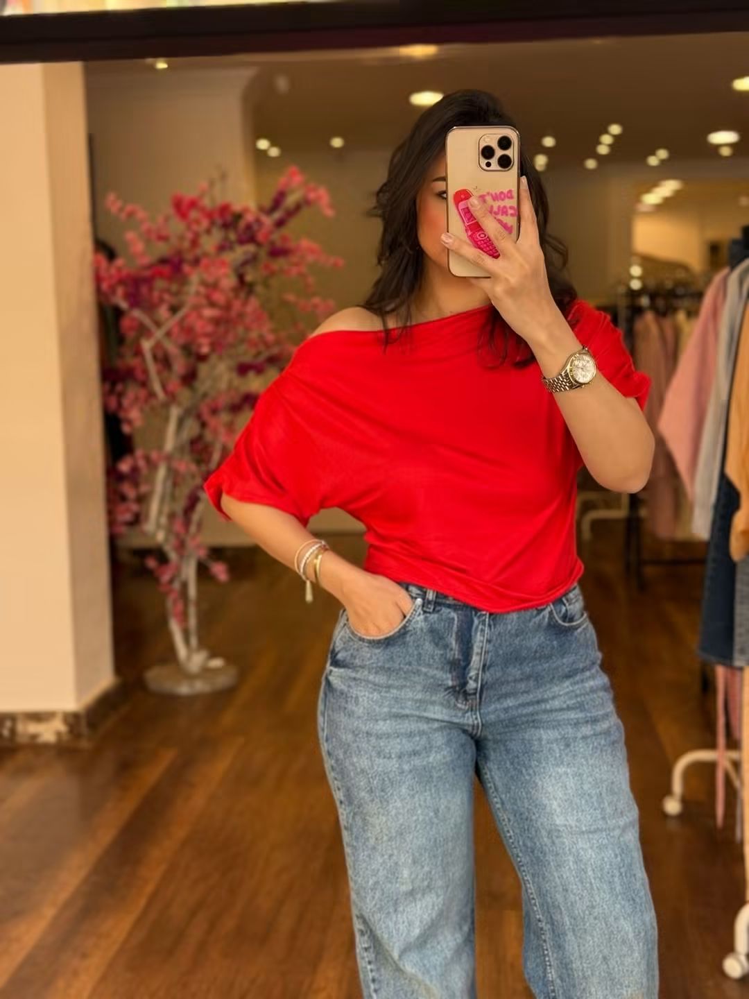 off shoulder basic blouse