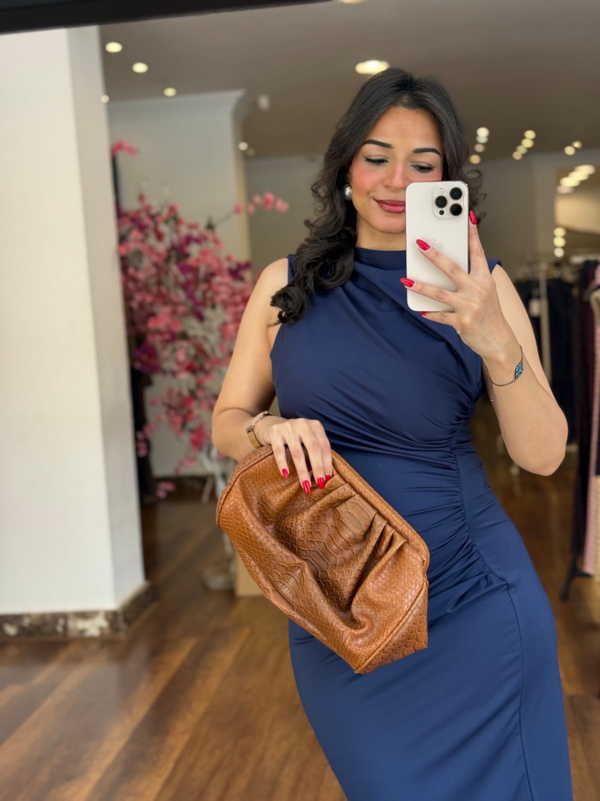 cut drapped dress