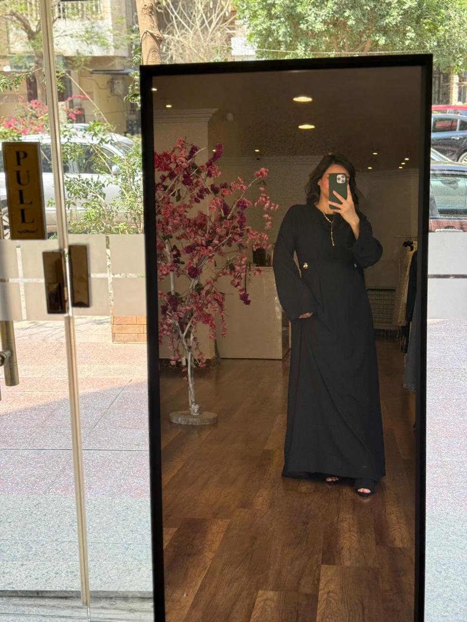 maxi linen dress