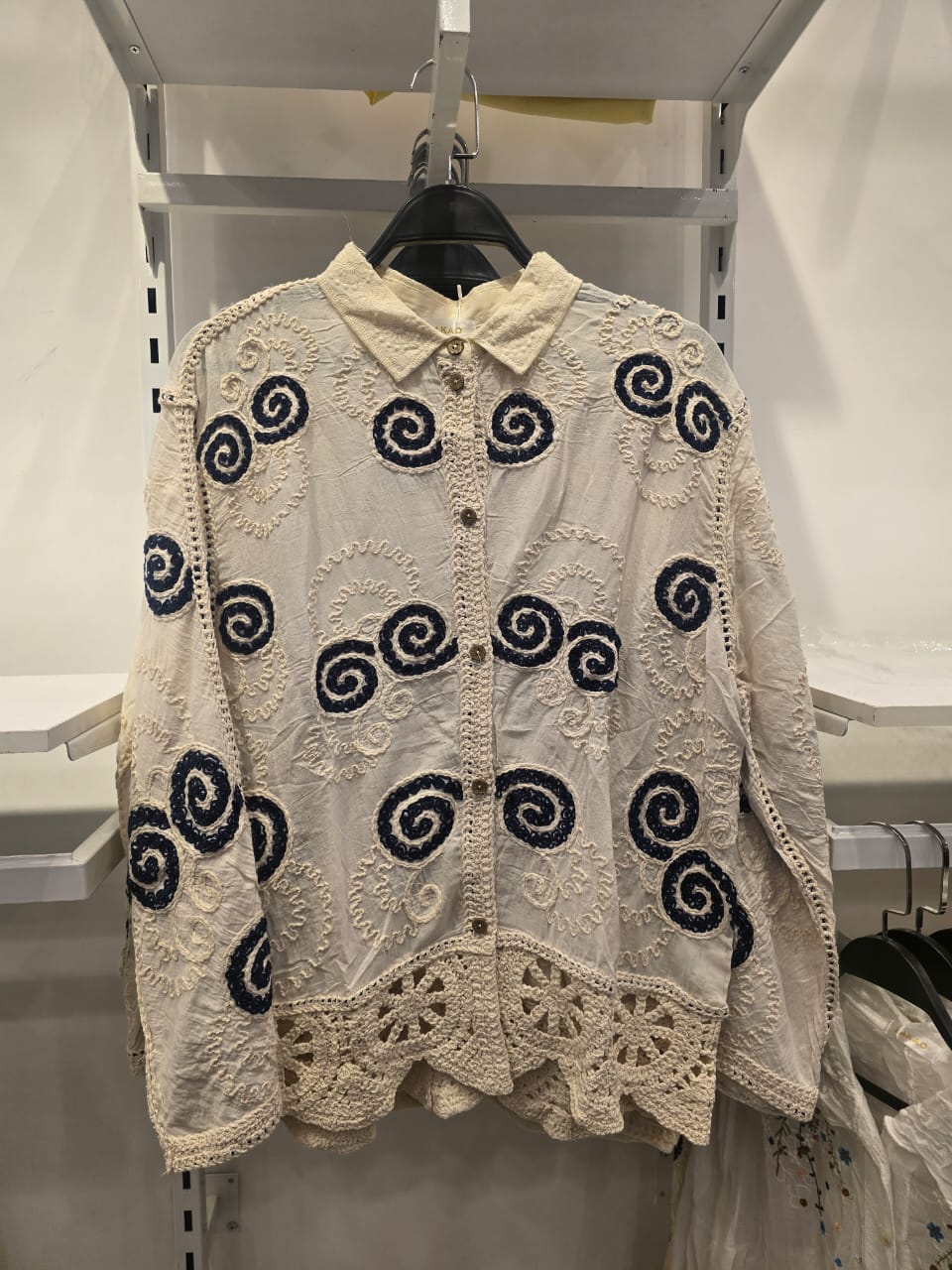embroideried boho shirt