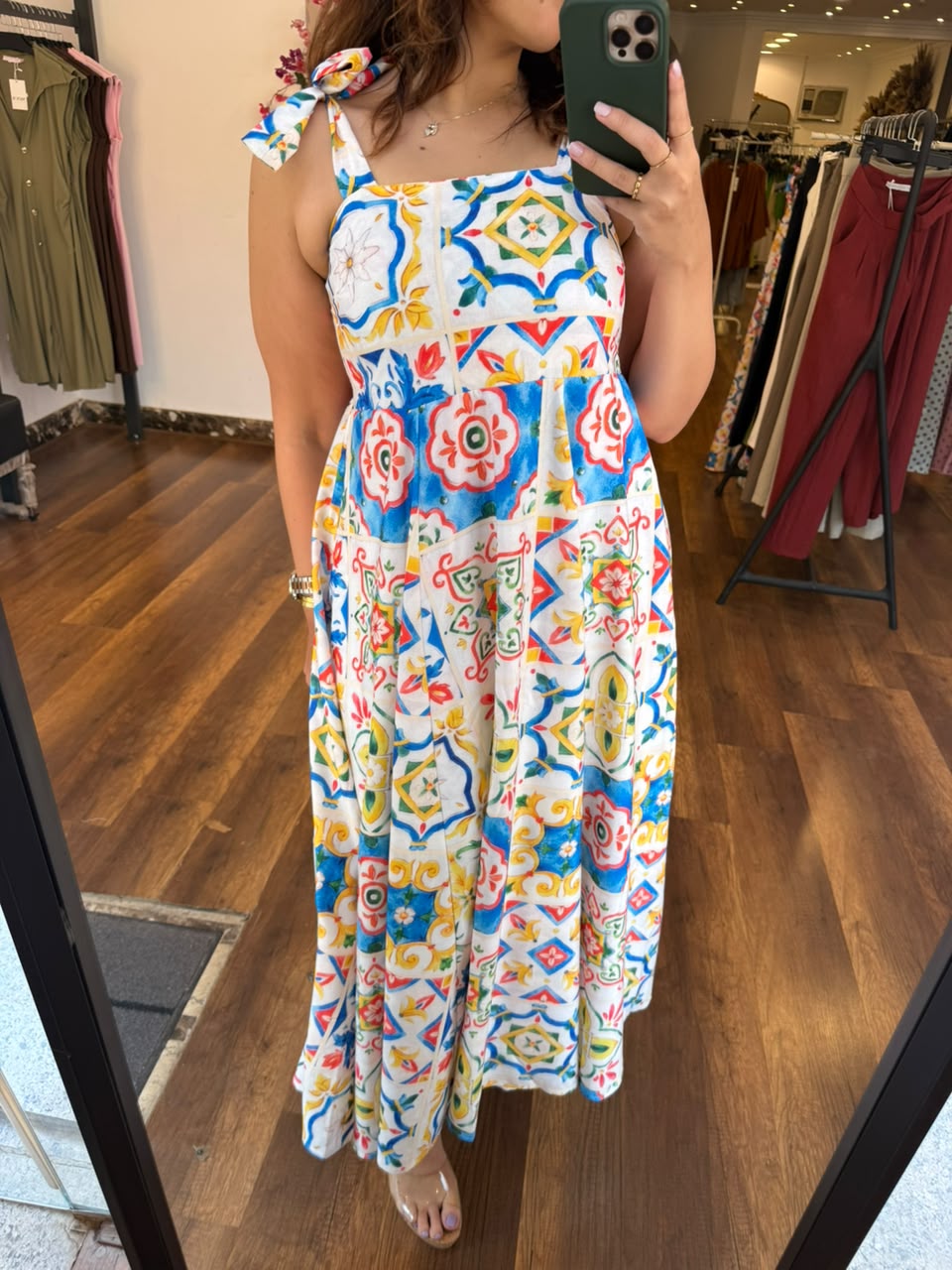 Summer pattern dress
