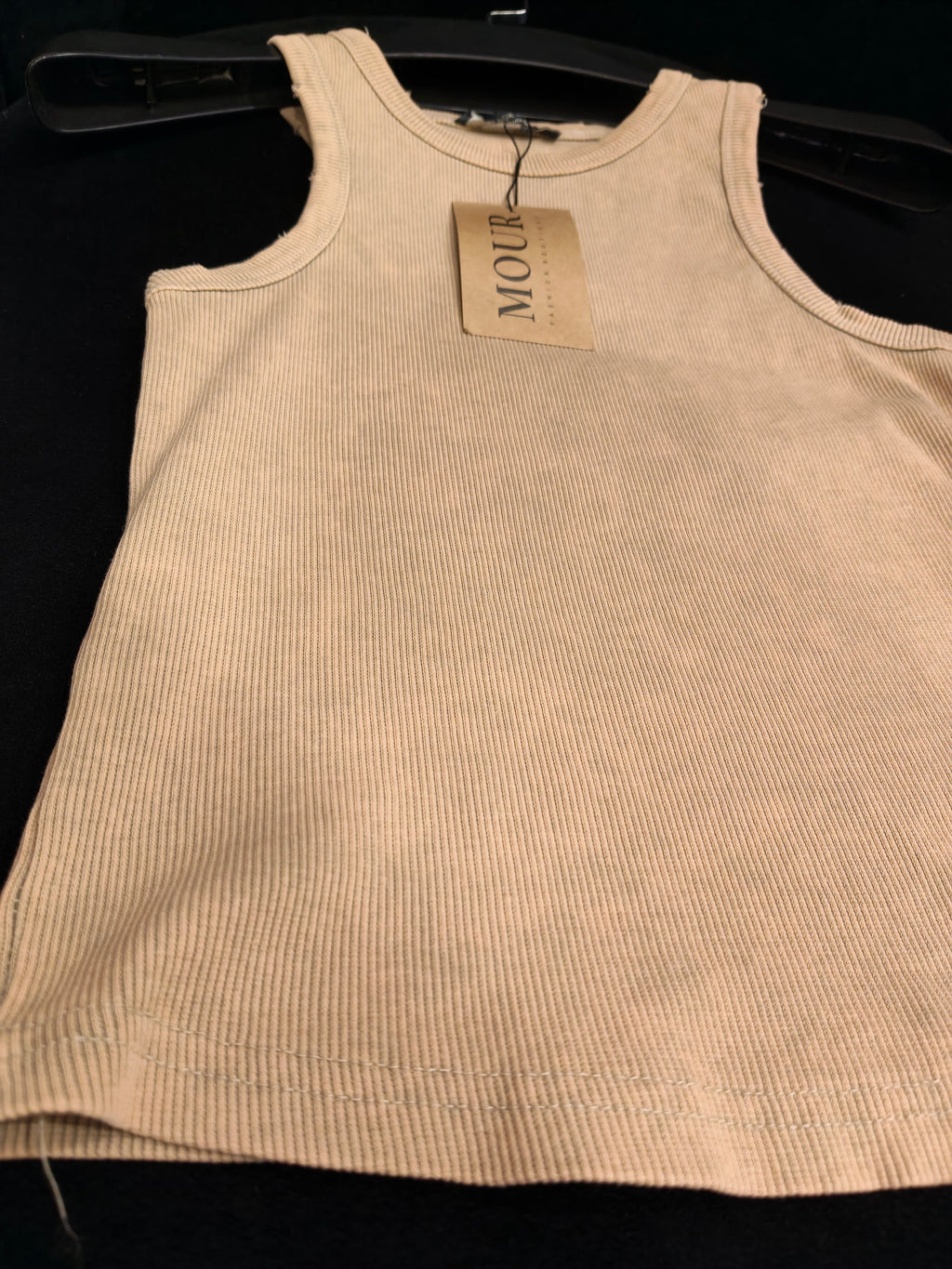 washed ribbed top