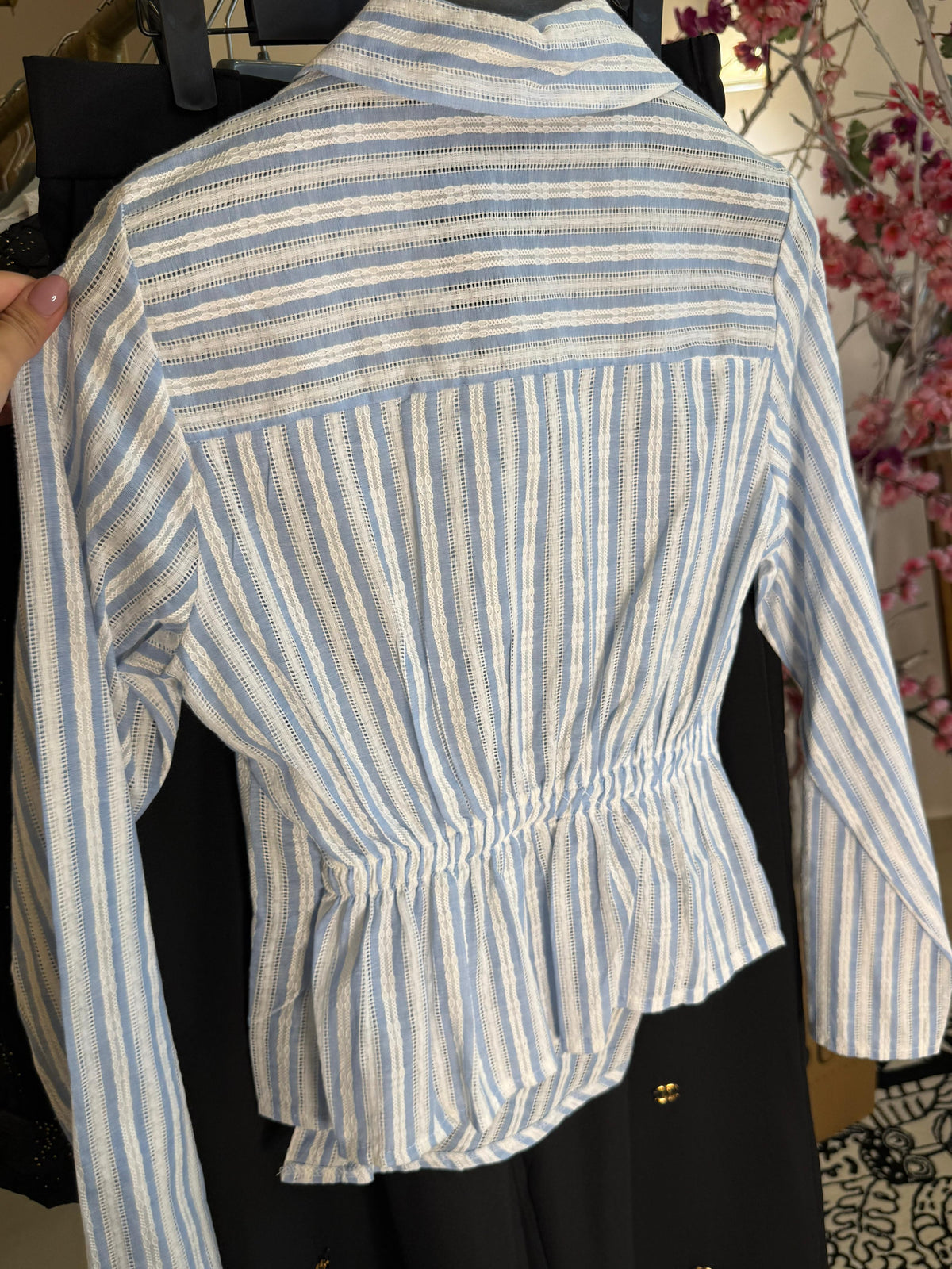 Cross stripped shirt