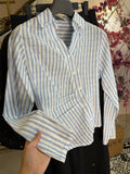 Cross stripped shirt