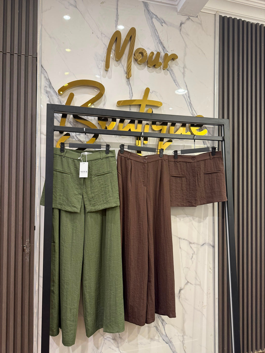 Wrap overlay pants