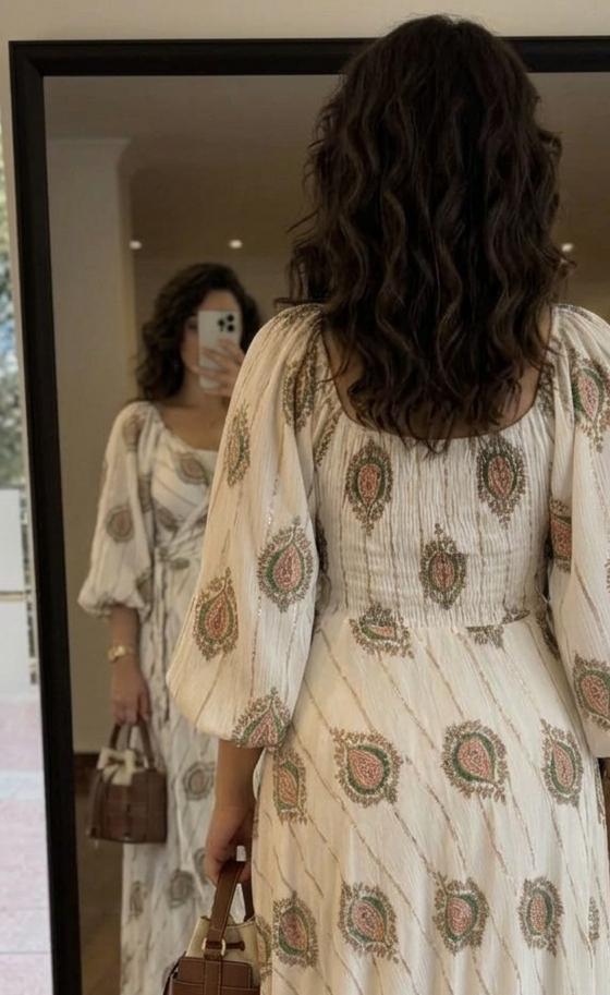 delicate roped dress