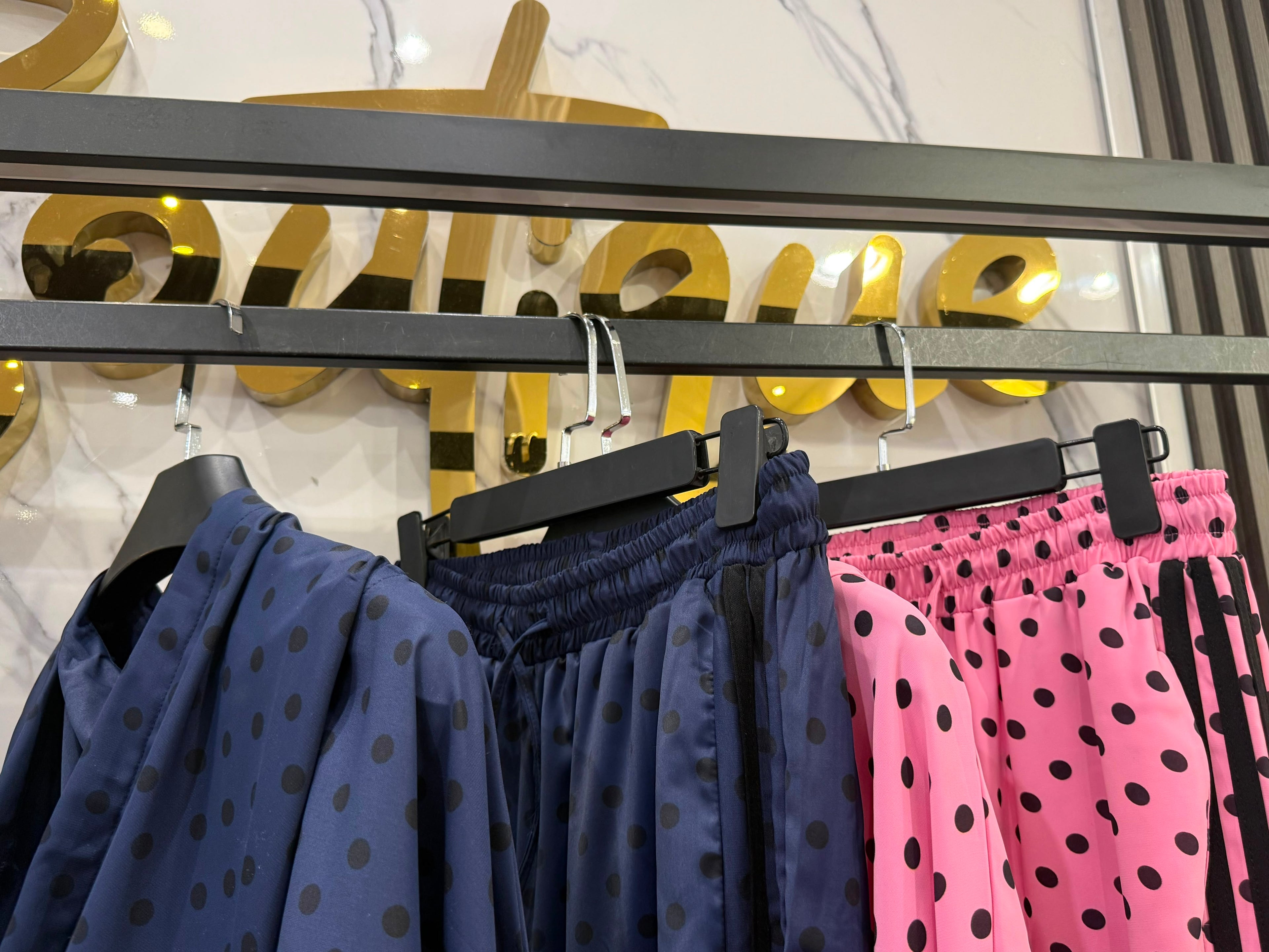 polka dots sport set