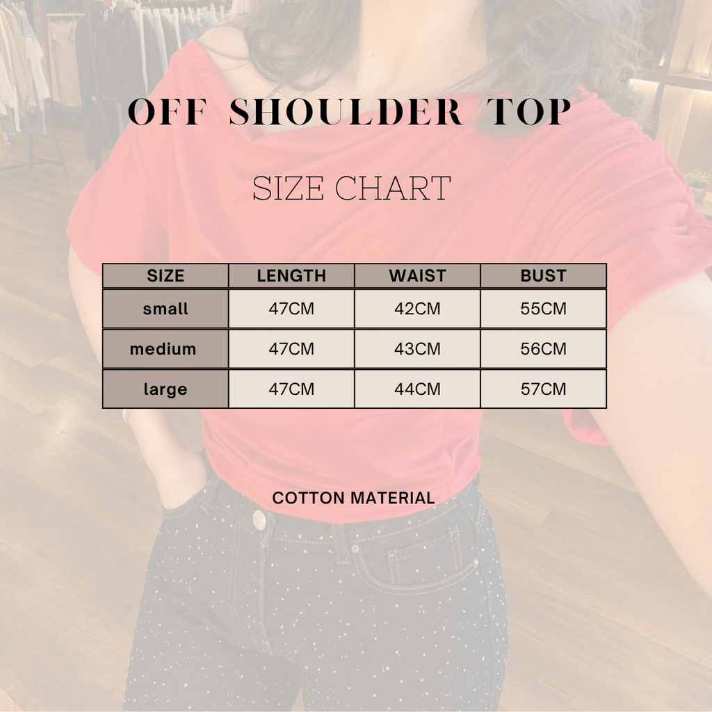 off shoulder basic top