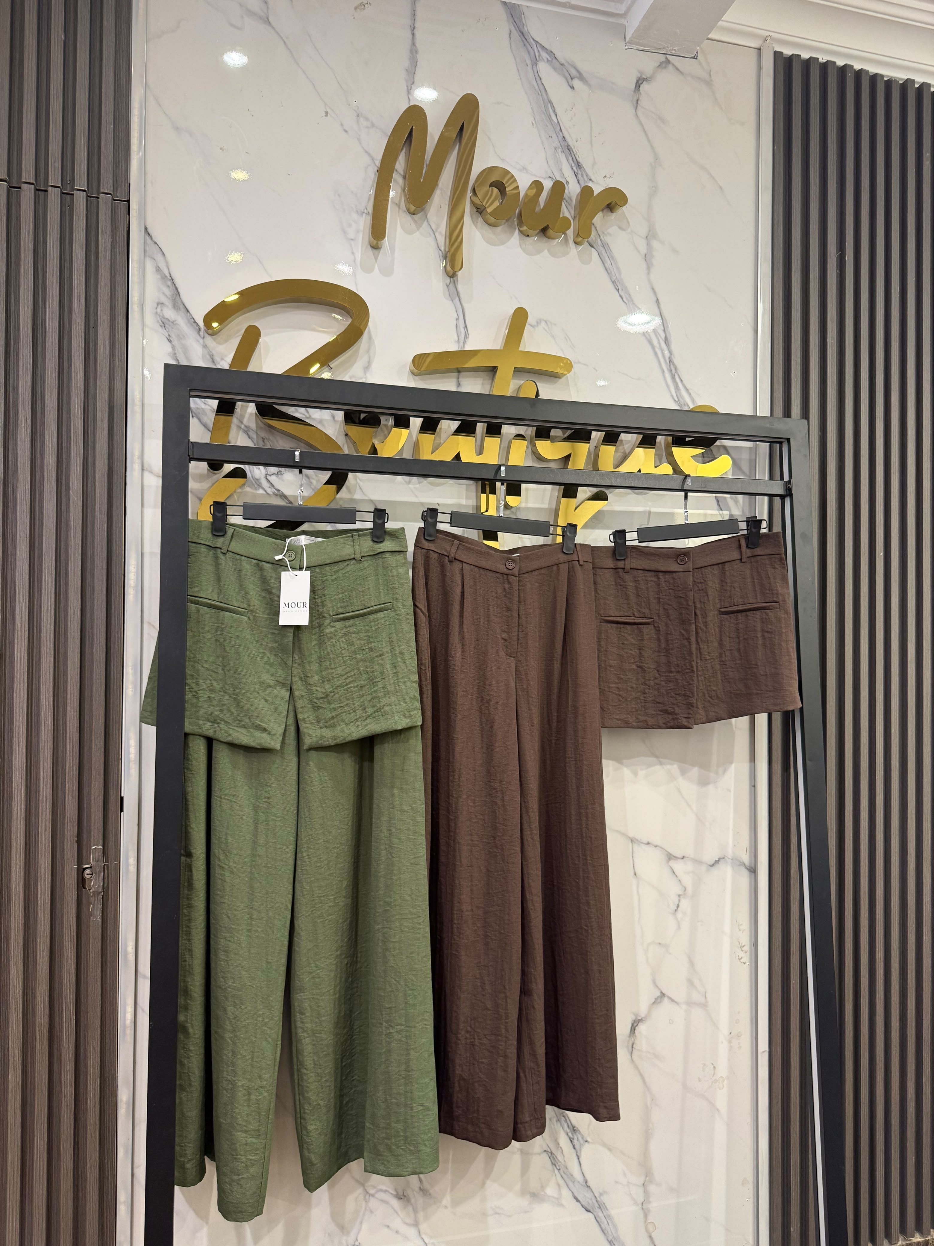 Wrap overlay pants