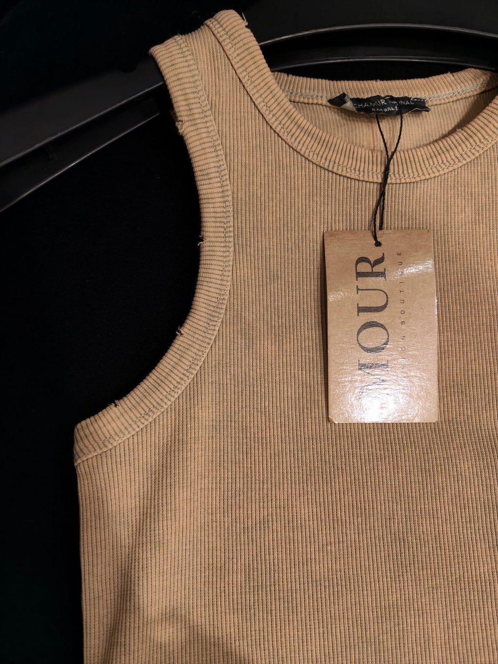 washed ribbed top