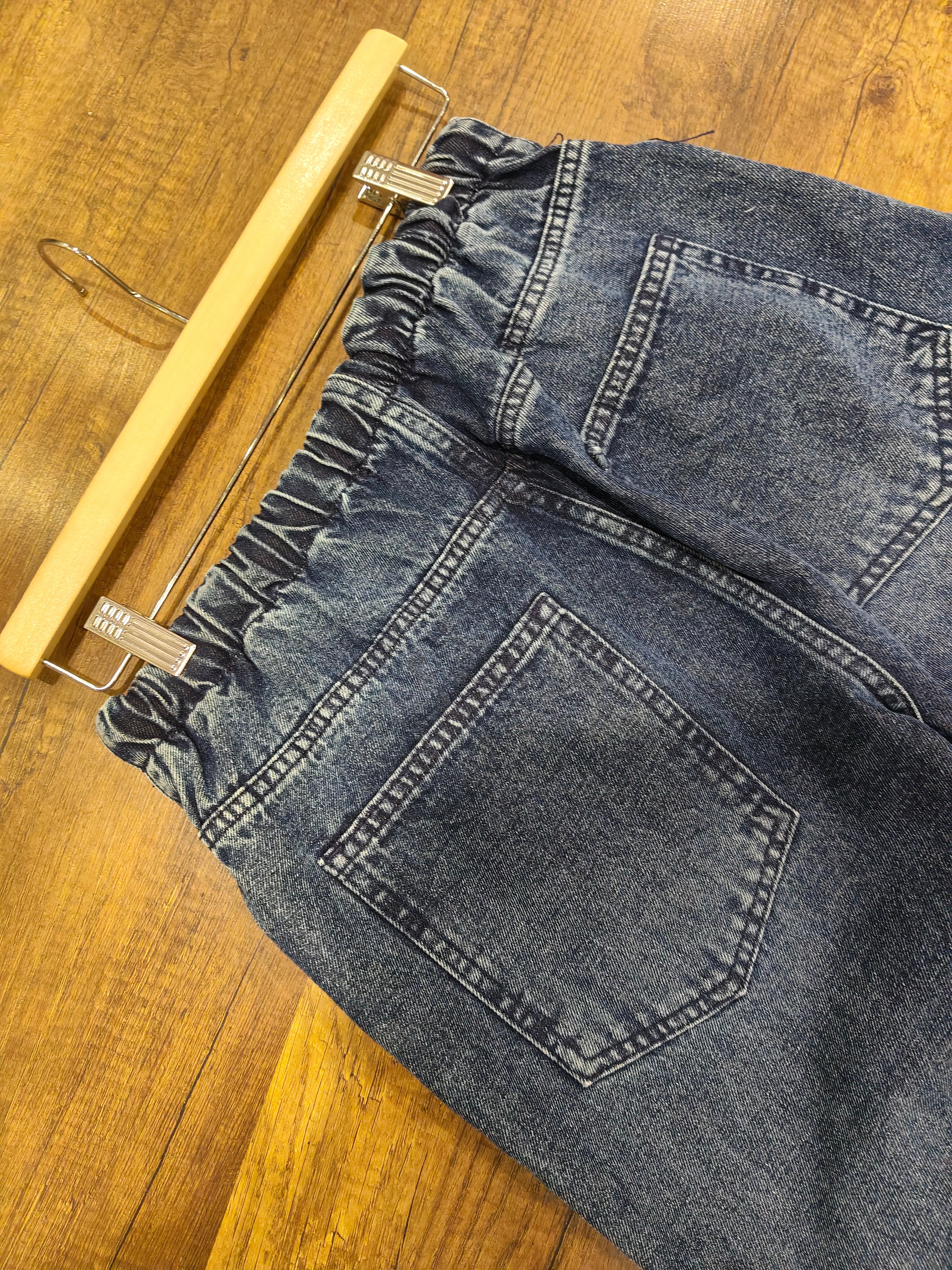 denim pants with rope