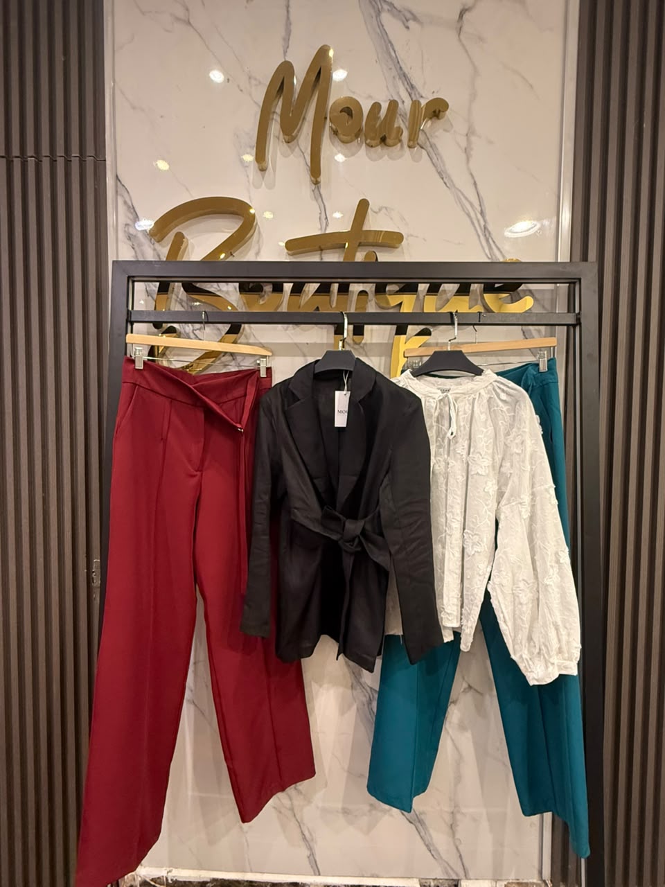 D-ring belt pants