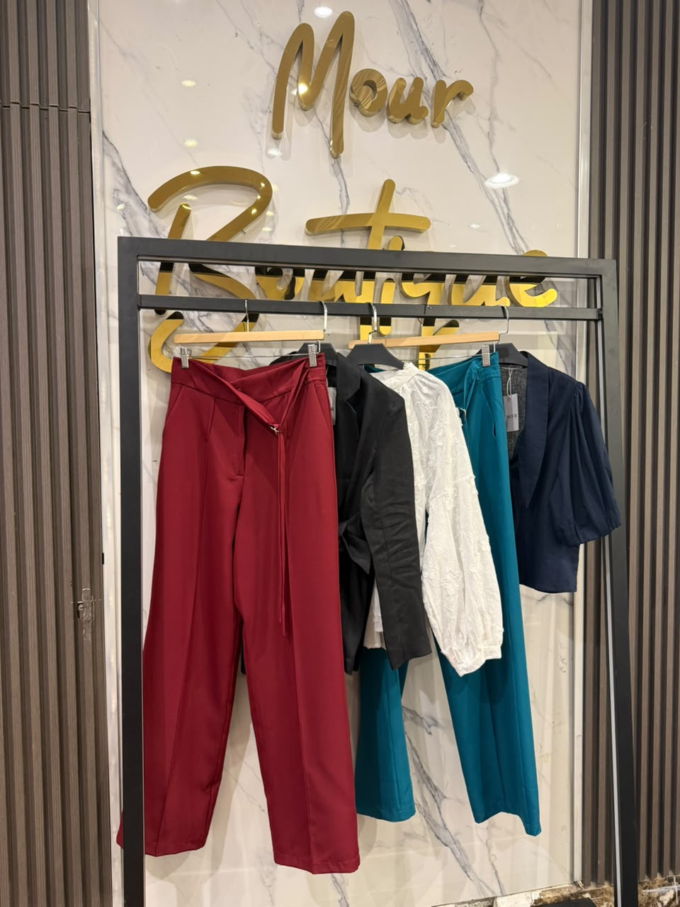D-ring belt pants