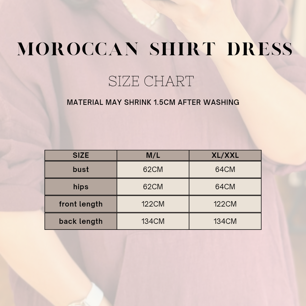 Moroccan shirt dress