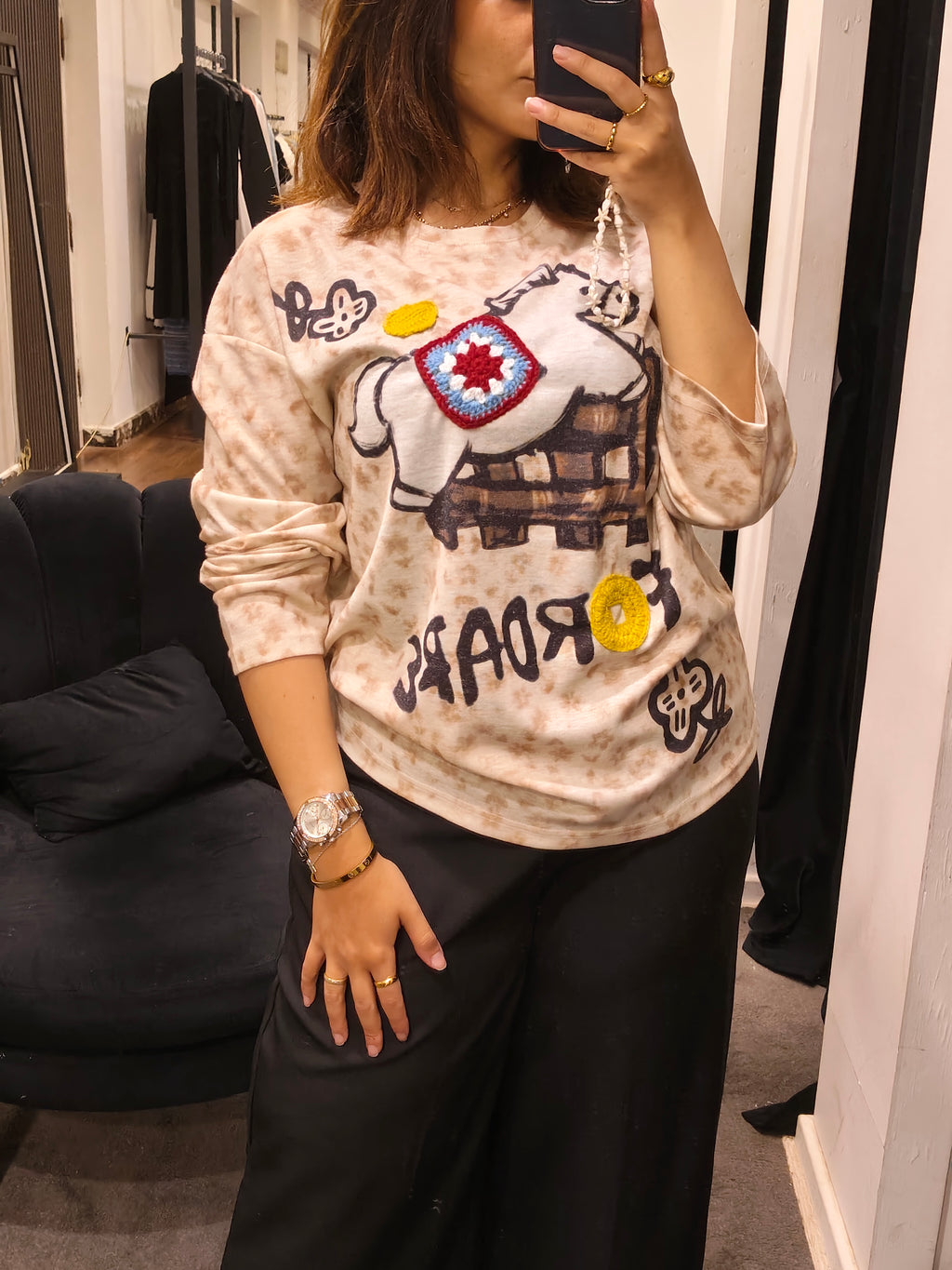 french cheval blouse