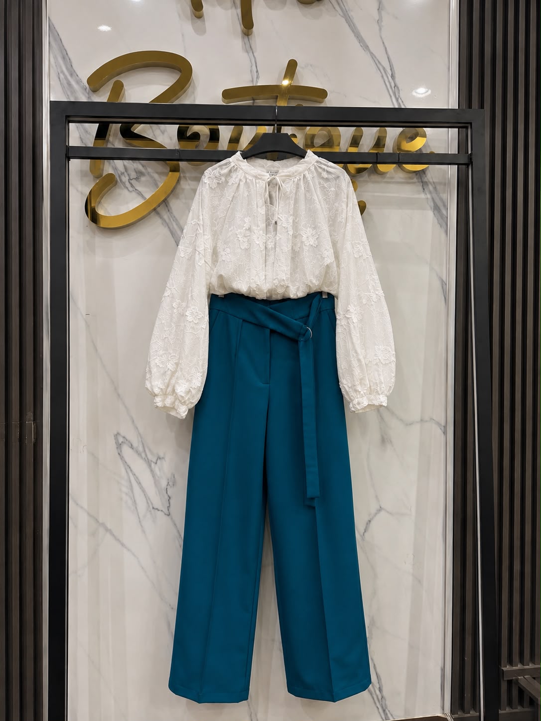 D-ring belt pants