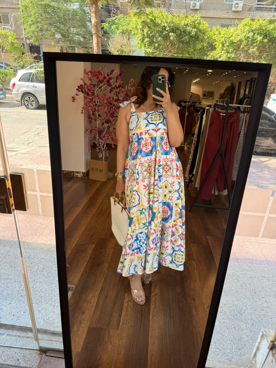 Summer pattern dress