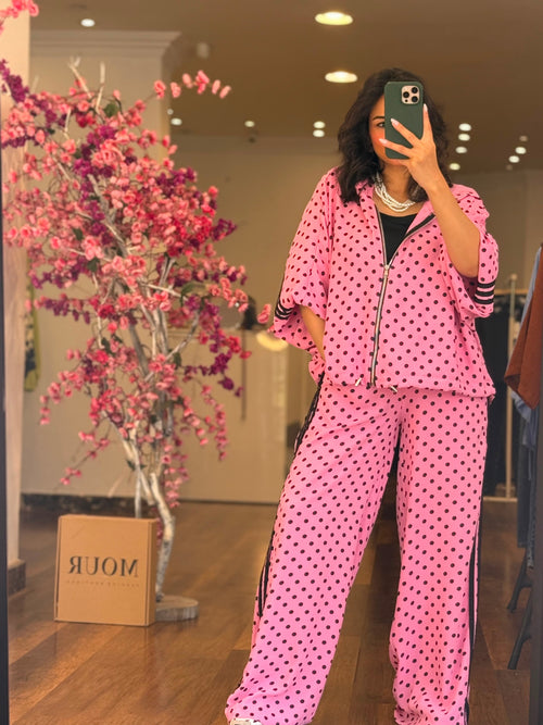 polka dots sport set