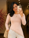 asymmetric dentelle