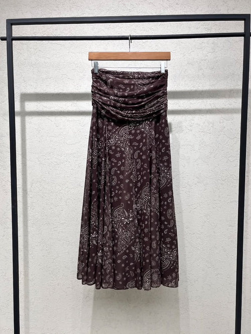 Boho drapped skirt