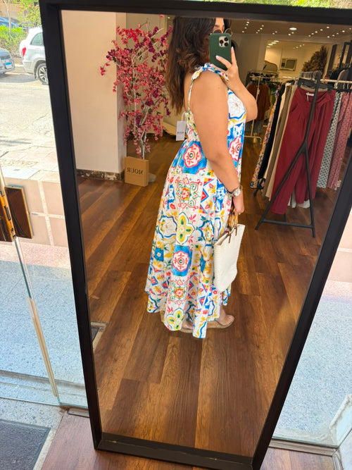Summer pattern dress