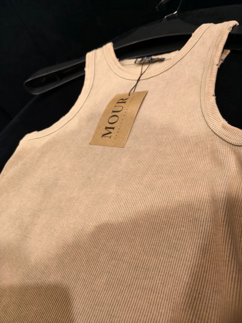 washed ribbed top