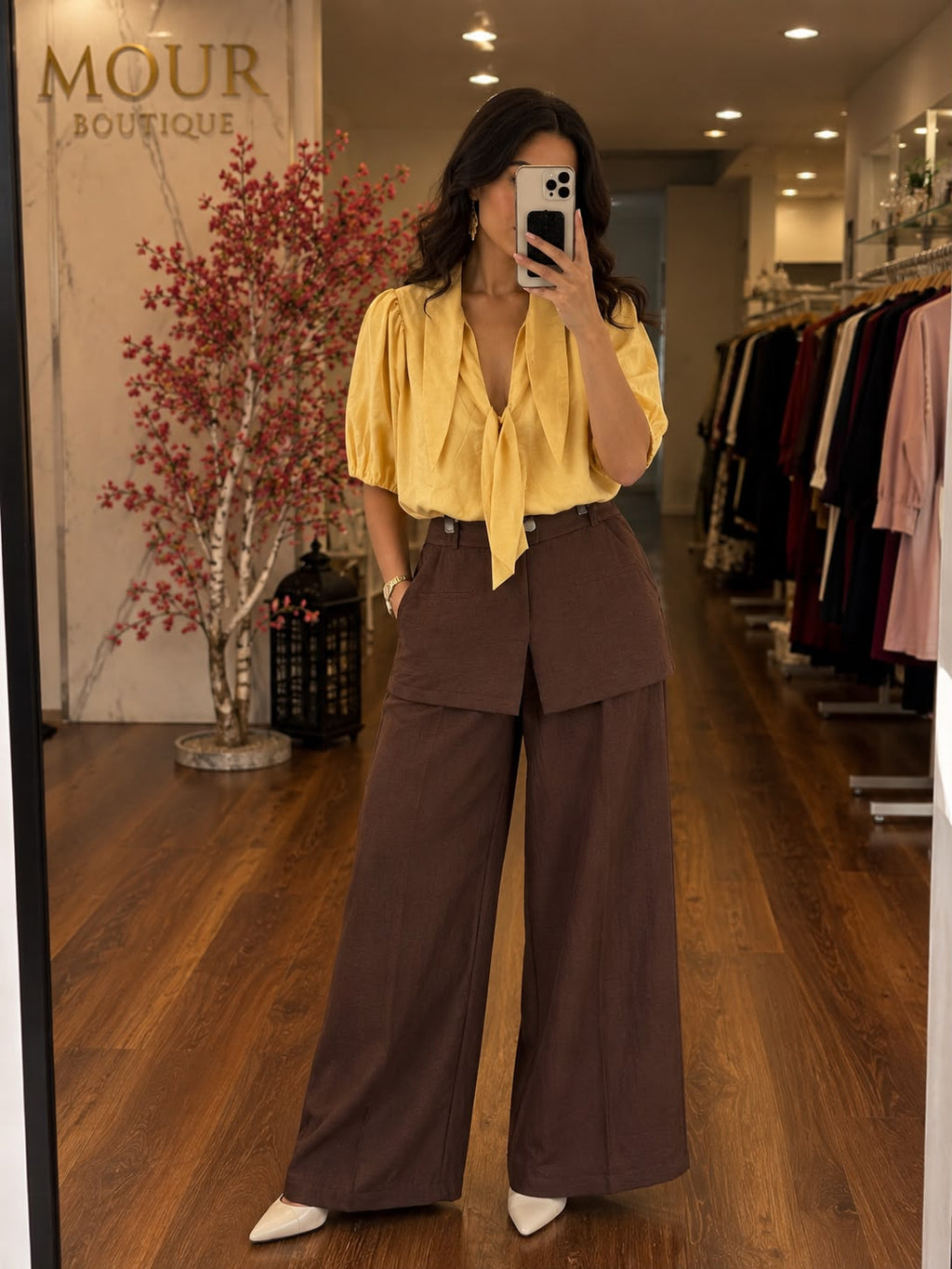 Wrap overlay pants