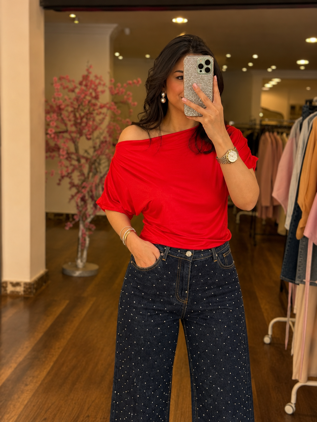 off shoulder basic top