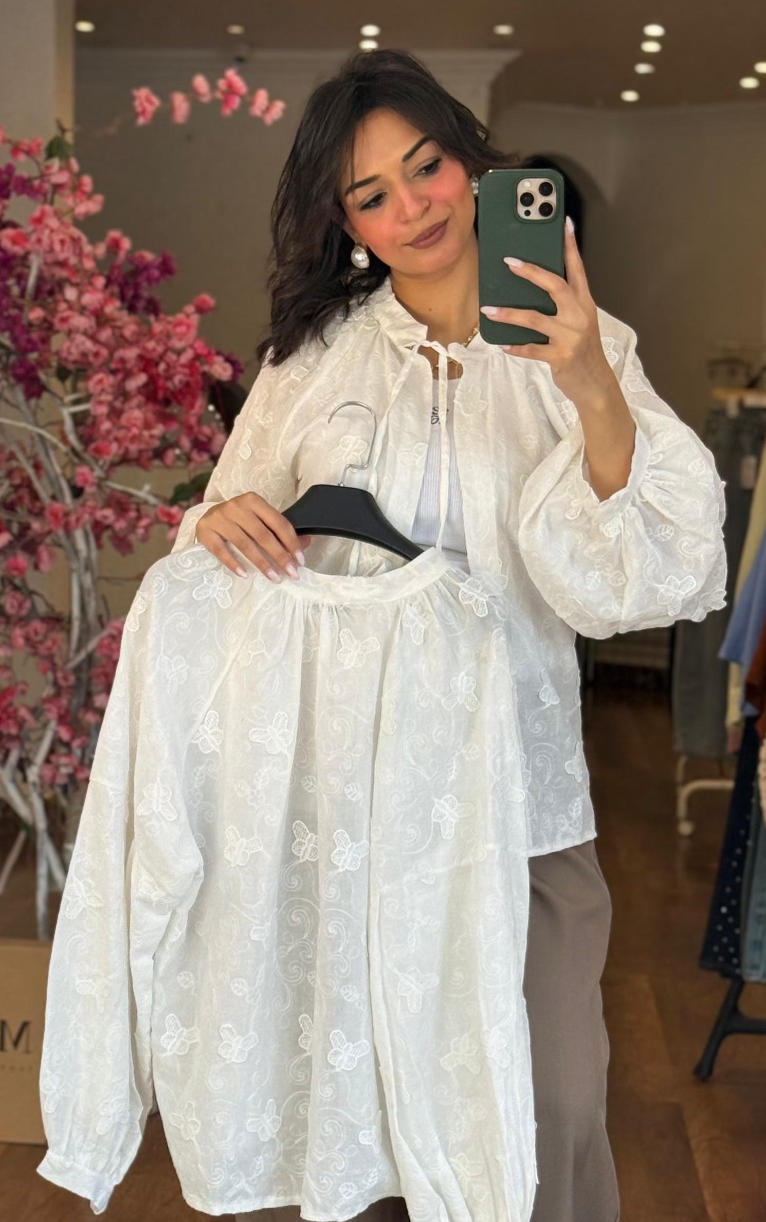 white angel blouse
