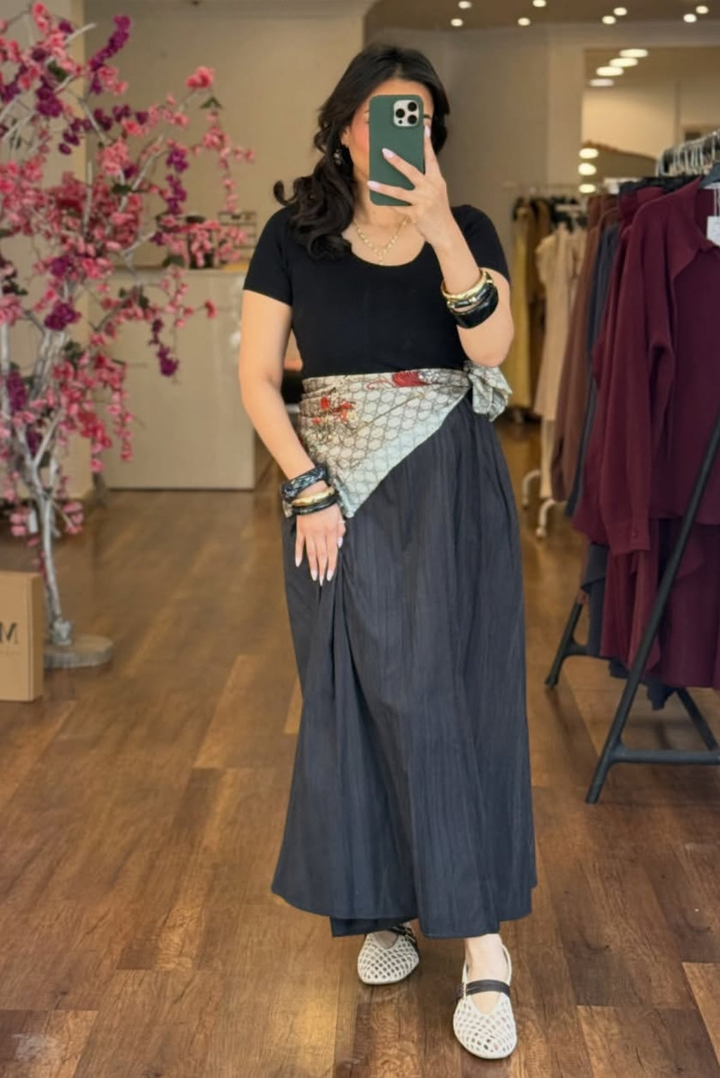 wide skirt