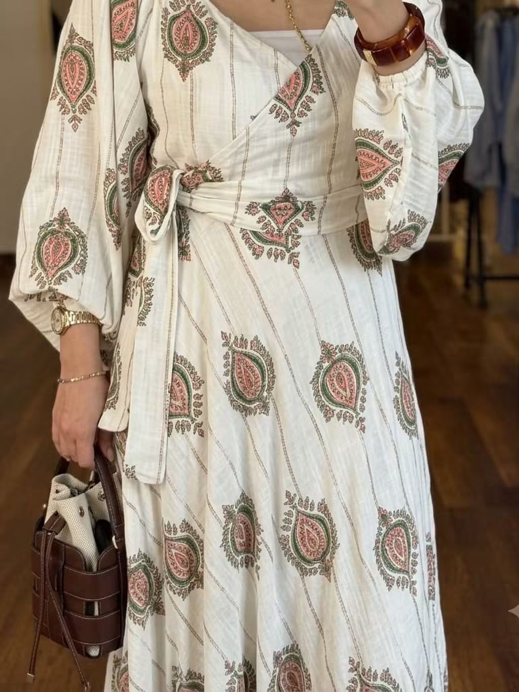 delicate roped dress