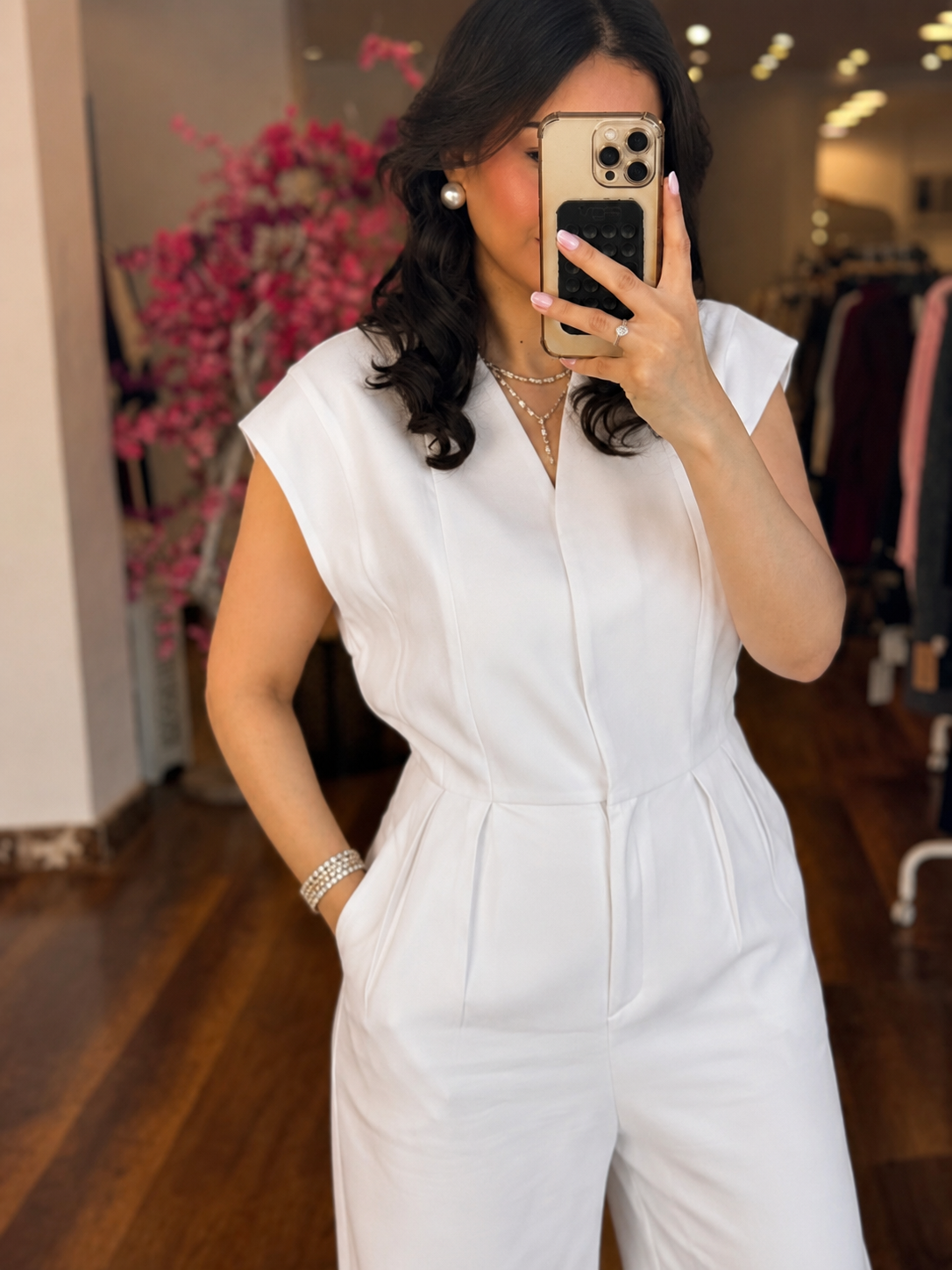ruffle jumpsuit