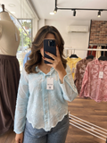 Bling embroidery shirt