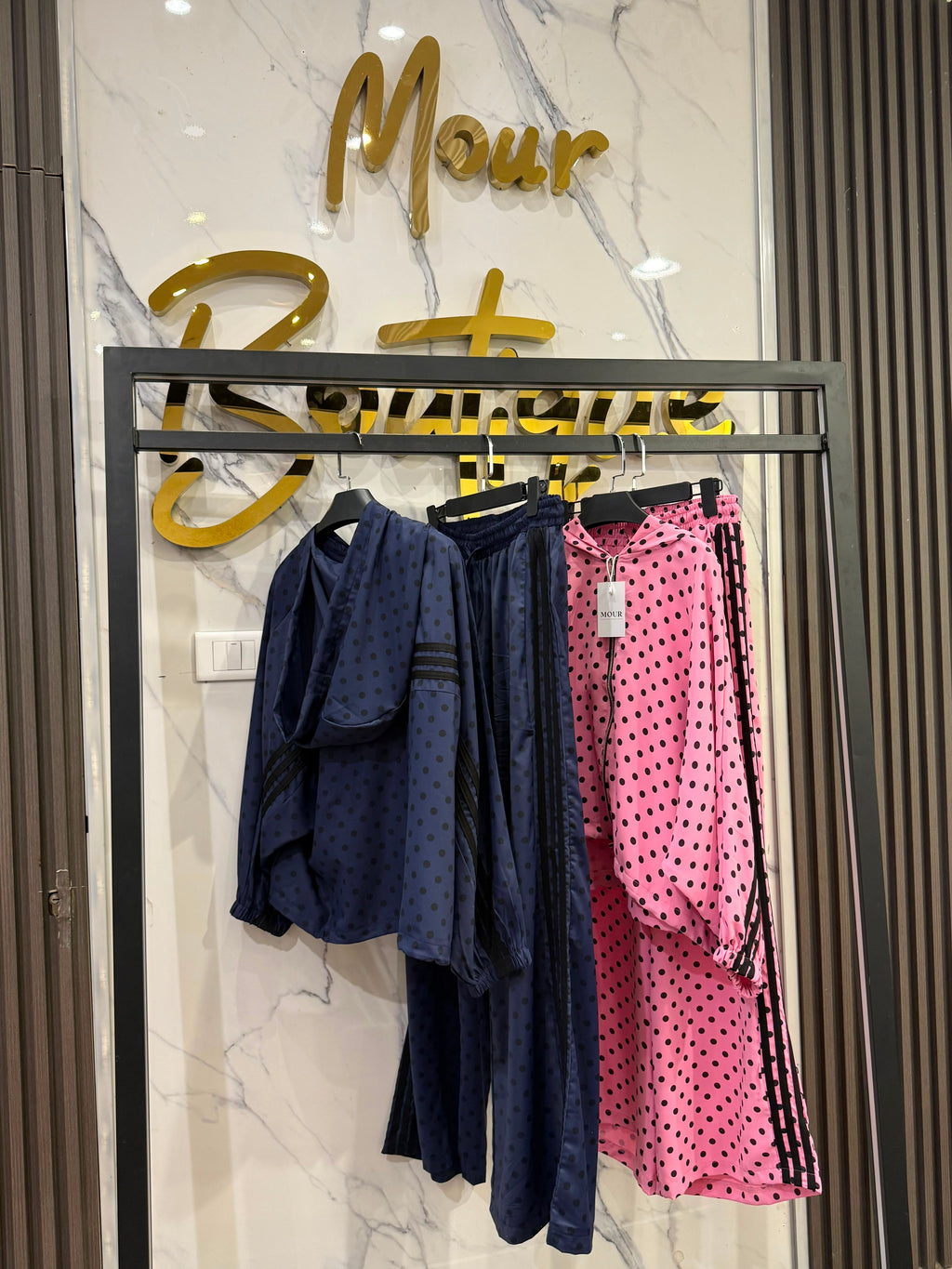 polka dots sport set