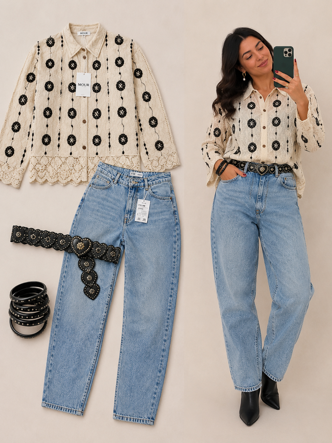 embroideried boho shirt
