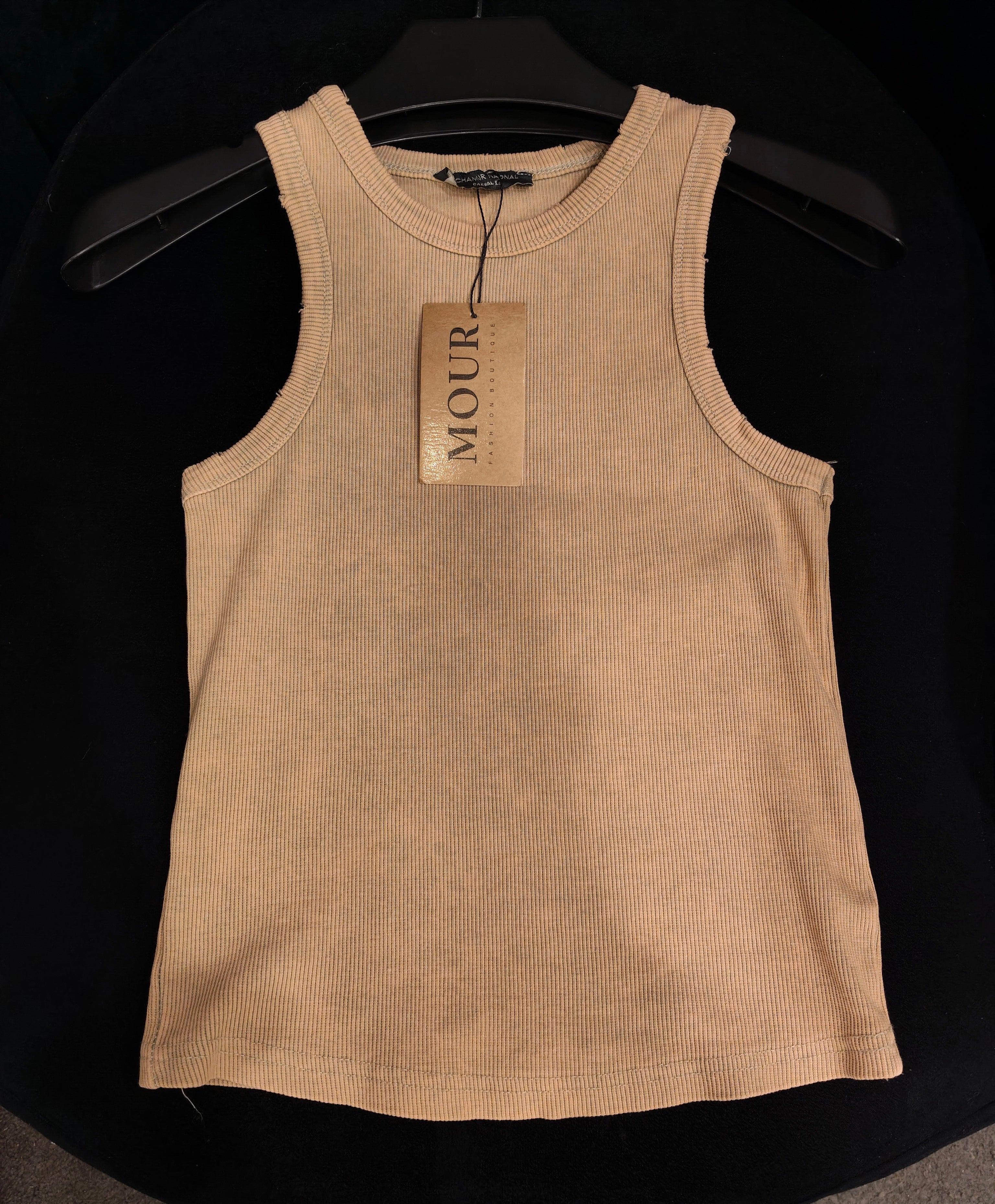 washed ribbed top