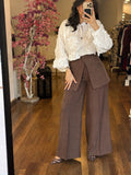 Wrap overlay pants